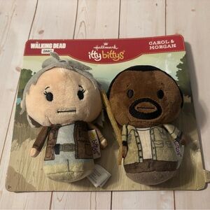 Hallmark Itty Bittys The Walking Dead Carol & Morgan Plush Set AMC 2019